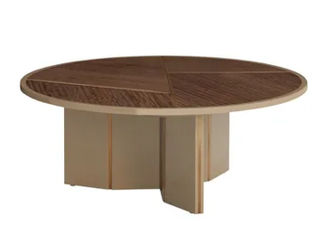 LORCA - Low round wooden coffee table by Casa Magna - view 2